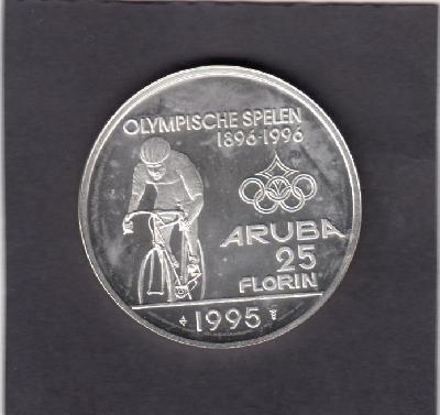 Beschrijving: 25 Florin  S-OLYMPIC 96 WITH LOGO